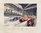 Affiche Geo Ham 24 Heures du Mans 1954 La Ferrari de Gonzalez-Trintignant doublant la DB