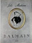 Affiche  Jolie  Madame  Parfum   Balmain  REne Gruau  1950