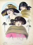 Affiche  Les Chapeaux de la Femme Chic  Creation Amicy  Boisnard   1927