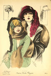 Affiche    Les Chapeaux de la Femme Chic  Creation   Marthe  Regnier 1927