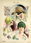 Poster   Modes de Paris  Album  Chapeaux   1927