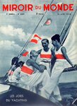Poster  Les  Joies du Yachting   Miroir du Monde   1934