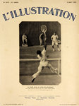 Affiche   La Coupe  Davis  Au Stade Roland  Garros  L'Illustration 1923