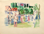 Lithographie  Henley    Raoul Dufy   1948
