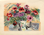 Lithographie     Anemones   Raoul  Dufy  1948