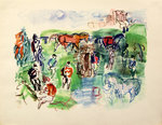 Lithographie    Epson   Raoul  Dufy  1948