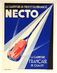 Poster   Necto  La Garniture de Freins et D'embrayage  Alfred Renaudin Circa 1935