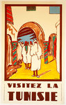 Poster   Visitez La Tunisie  Yahia  1950