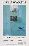 Affiche  Wakita  Kazu   International  Art  Fair  Bale  Galerie  Nichido  1992
