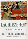Affiche    Lachieze-Rey   Henri    Galerie  Kriegel    1973