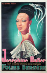 Affiche  Josephine  Baker  Folies Bergeres  Michel   Gyarmathy  1949