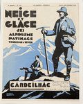 Poster    Neige et Glace    Roger  Broders   1930    Publicité  Cardeilhac