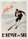 Affiche  La Revue du Ski   St Moritz   1934