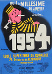 Poster     Nuit du Millésime   1954   Jean Desaleux