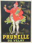 Affiche  Prunelle du Velay   Distillerie  G  Bonnet  Le Puy en Velay  Henri  Jarville  1922