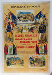 Affiche  Jeunes Français  Engagez vous Rengagez vous dans les troupes Coloniales Georges Scott 1930