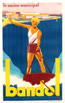 Affiche  Bandol    Le  Casino Municipal   André  Bremond  1930