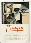 Poster   Picasso  Pablo  Maison de la Pensée  Française   1949