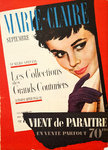 Poster    Marie Claire   Les collections des Grands Couturiers     1953