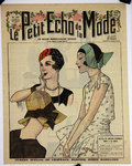 Poster    Le Petit Echo de la Mode     Chapeaux  Blouses , Robes Habillées   1930