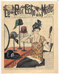 Affiche     Le Petit Echo de la Mode    Chapeaux    1924