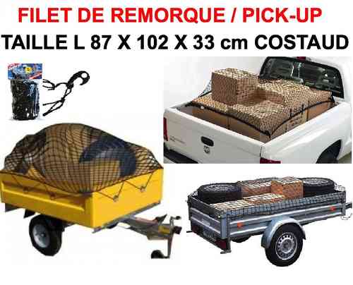 Filet de Remorque / Pick-up Taille XL 87 X 102 X 33