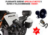 Puissante Sirene Electronique 5 sons Speciale Moto 150db!