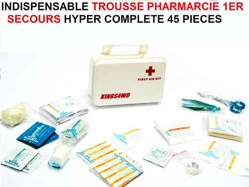 Indispensable Trousse a Pharmacie 1er Secours 45 Pieces
