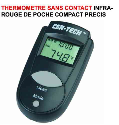 Pratique Thermometre Infra-Rouge de poche Sans Contact !