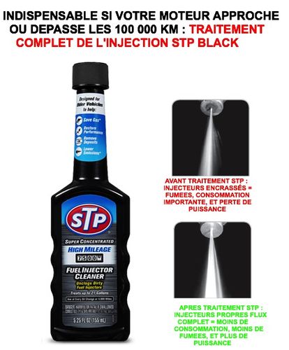 Remet à neuf vos injecteurs sans démontage ! Traitement STP Black