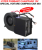 Ultra Puissant Compact Chauffage Soufflant 12V ! 250W et 500W Spécial Camping-Car 4X4 Voiture