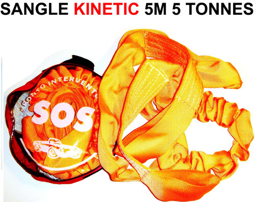 Pratique Sangle Kinetic 5m 5 tonnes avec housse