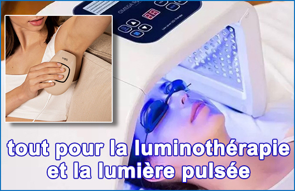 lampe-luminotharapie-esthetique-masque-tunel-ceinture-lumiere-pulsee-esthetique-epilateur-pulsee-lumiere