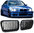 2 CALANDRE NOIR MAT POUR BMW SERIE 3 E36 PHASE 2 DE 09/1996 A 1999