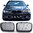 2 CALANDRE NOIR MAT BMW SERIE 3 E36 PHASE 1 DE 1990 A 08/1996