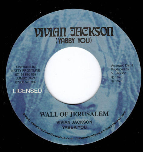 YABBY YOU Wall Of Jerusalem