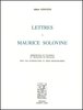 EINSTEIN : Lettres à Maurice Solovine, 1956