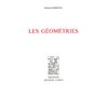 GODEAUX : Les Géométries, 1937