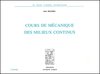 MANDEL : Cours de Mécanique des milieux continus, t. I et II, 1966