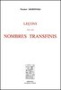 SIERPINSKI : Leçons sur les nombres transfinis, 1928