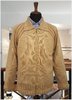 Maglificio Baroni art. 8235 col. 123 cammello - Maglia aperta con Zip manica lunga, misto lana