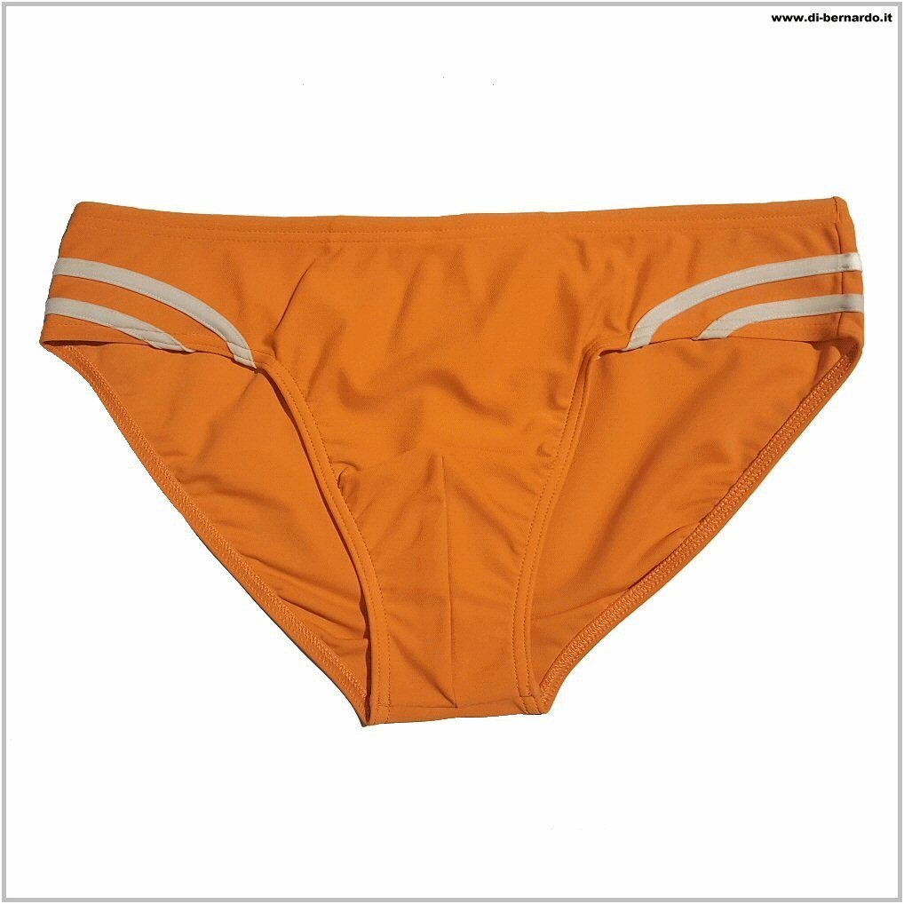 Allen Cox art. Valletta K617 col. C.P2 arancio - Costume da bagno uomo modello slip medio