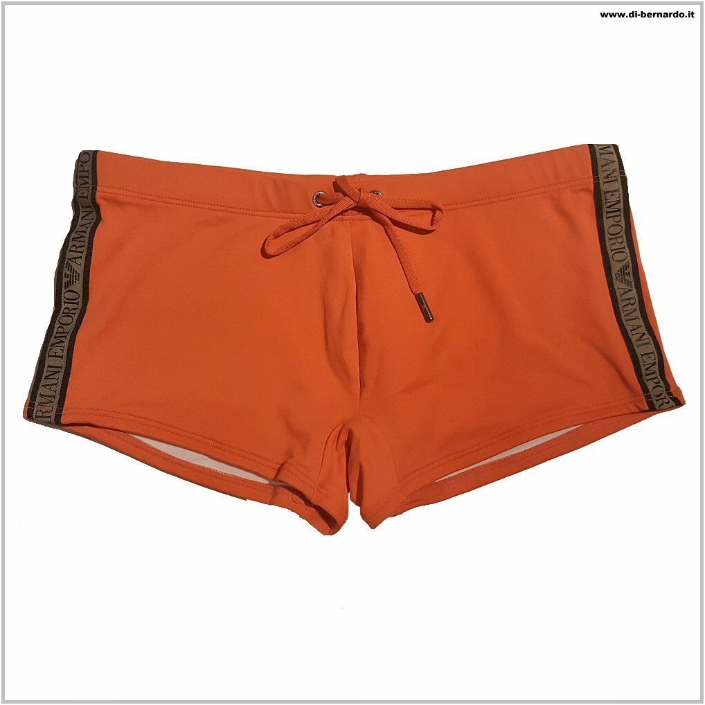 Emporio Armani art. 211366 5P400 col. 00462 arancio - Costume da bagno uomo modello parigamba
