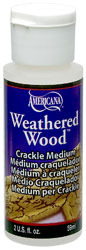 Weathered Wood Crackle Medium