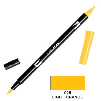 Tombow Marker a 2 punte - Light Orange 025