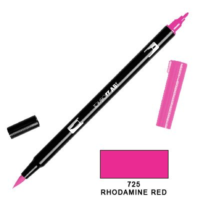 Tombow Marker a 2 punte - Rhodamine Red 725
