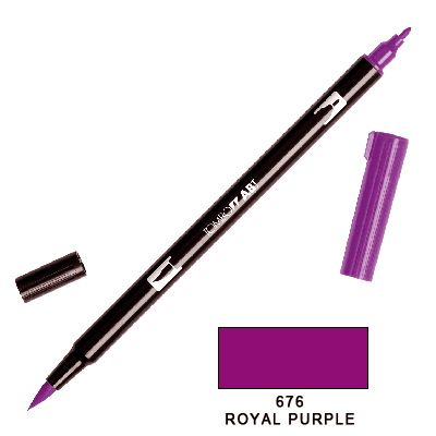Tombow Marker a 2 punte - Royal Purple 676