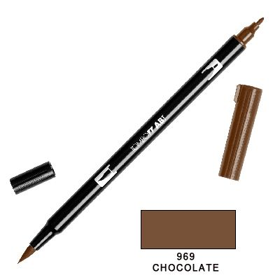 Tombow Marker a 2 punte - Chocolate 969