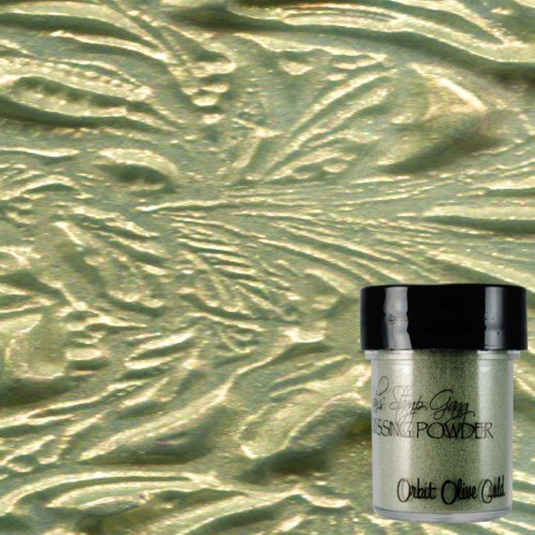 Orbit Olive Gold - Lindy's Embossing Powder