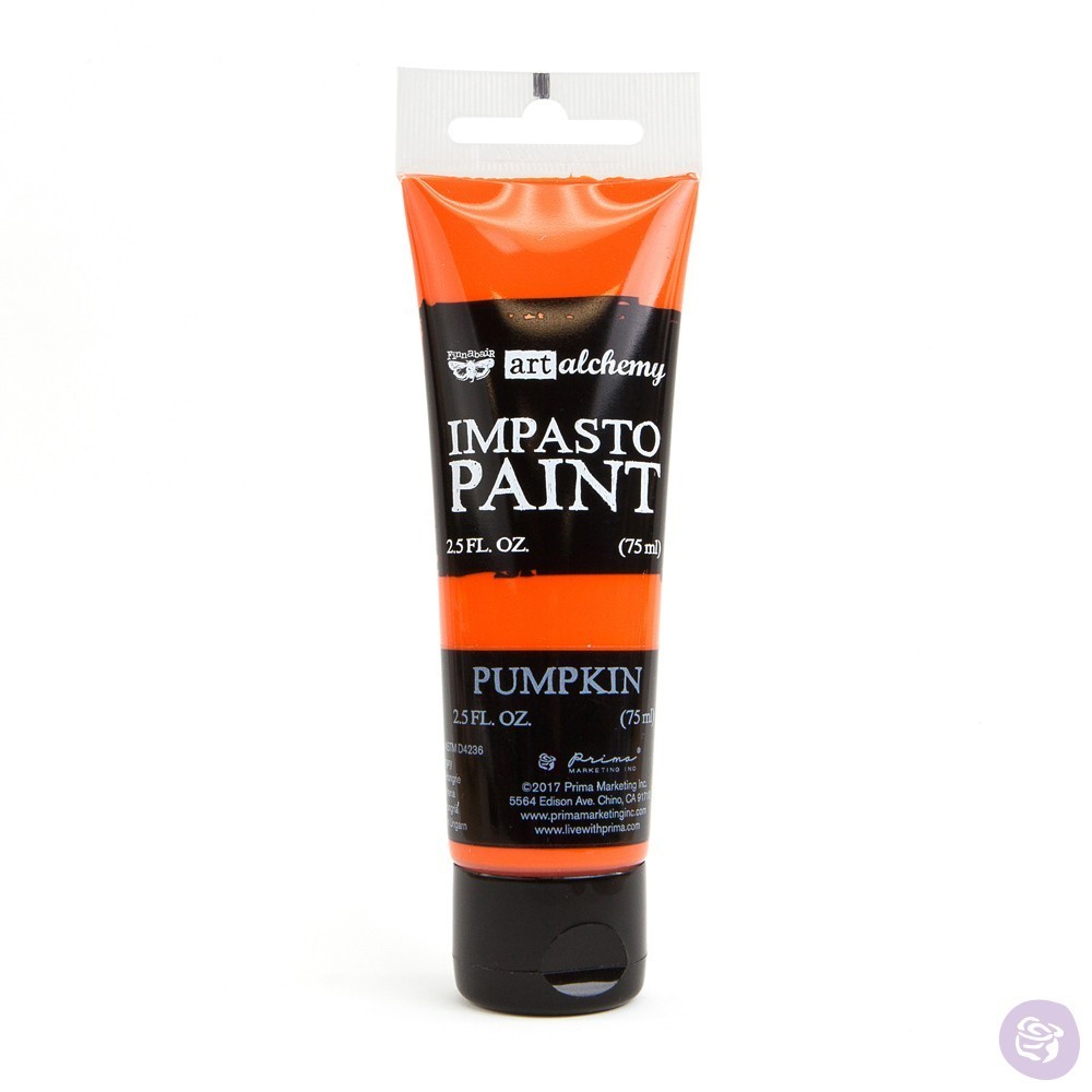 Pumpkin - Impasto Paint Prima Marketing